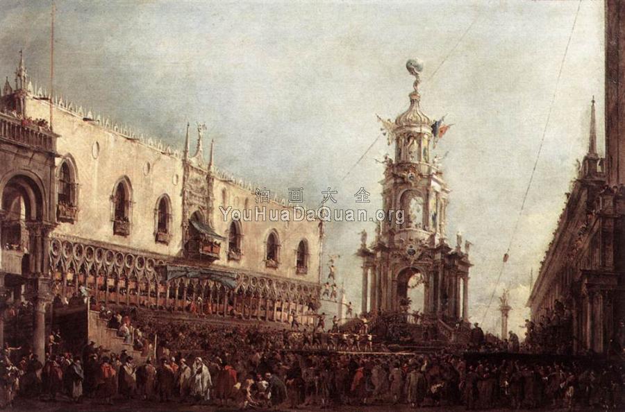 Carnival Thursday on the Piazzetta - 弗朗西斯科·格拉蒂